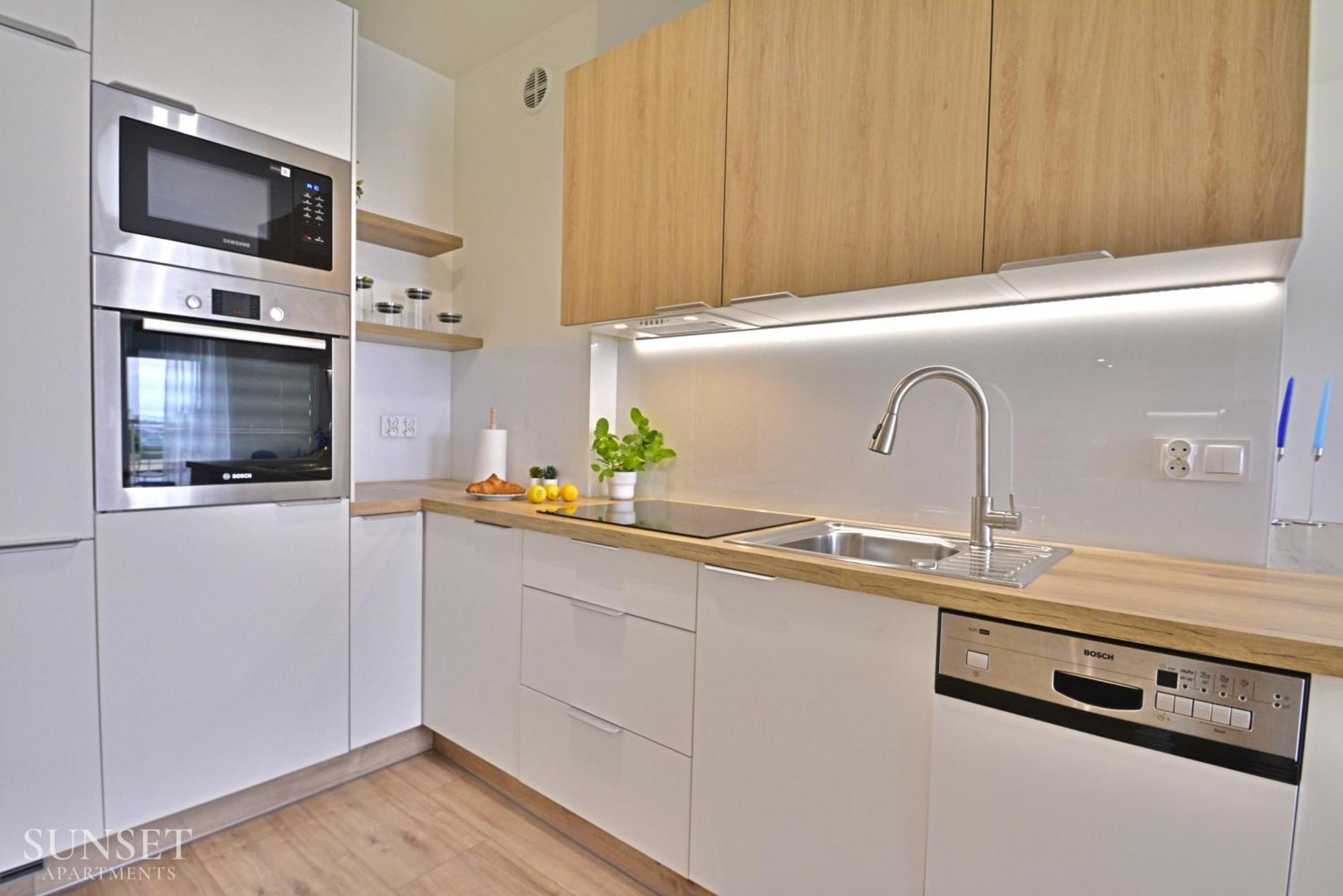 Sunset Apartments - Villa Concha - Parking - Widok Na Port! 슈비노우이스쳬 외부 사진