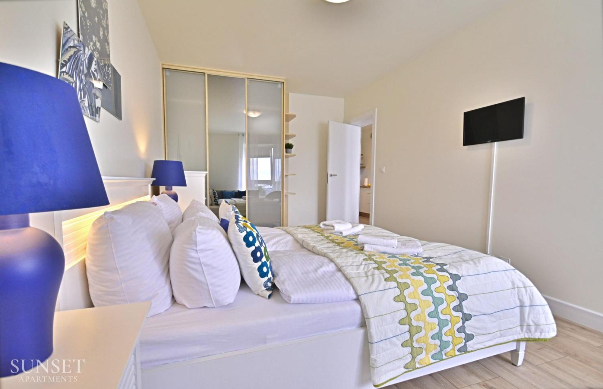 Sunset Apartments - Villa Concha - Parking - Widok Na Port! 슈비노우이스쳬 외부 사진