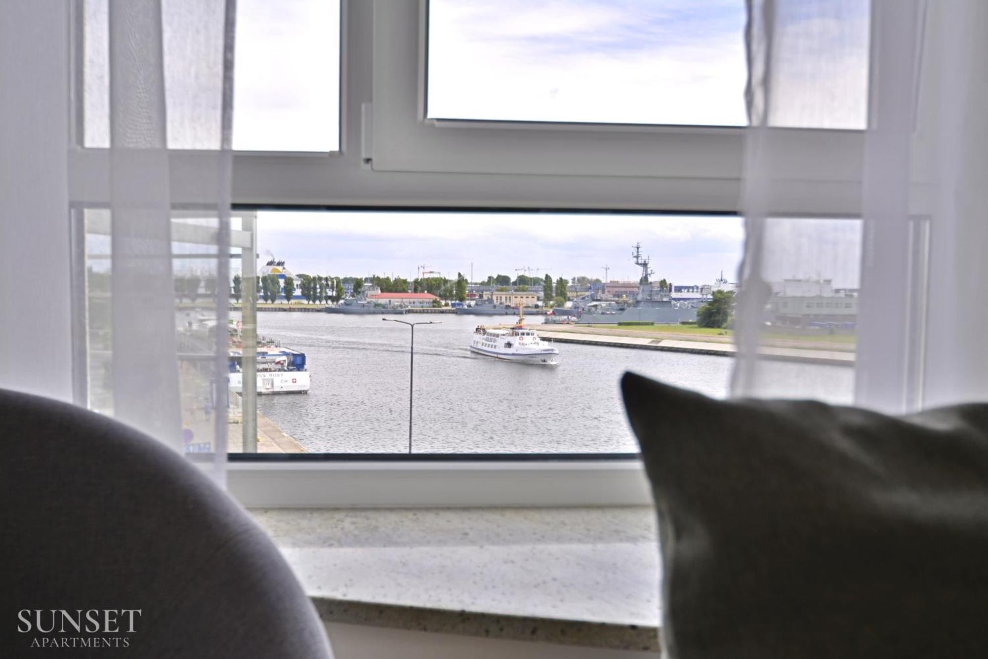 Sunset Apartments - Villa Concha - Parking - Widok Na Port! 슈비노우이스쳬 외부 사진