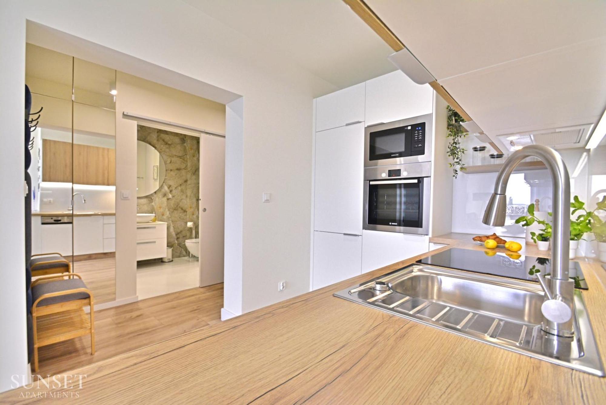 Sunset Apartments - Villa Concha - Parking - Widok Na Port! 슈비노우이스쳬 외부 사진